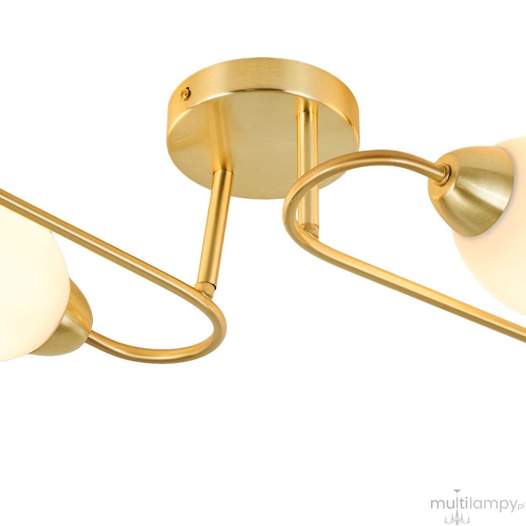 King lampa sufitowa 4xE27 złota ML2757