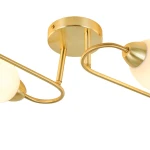 King lampa sufitowa 4xE27 złota ML2757