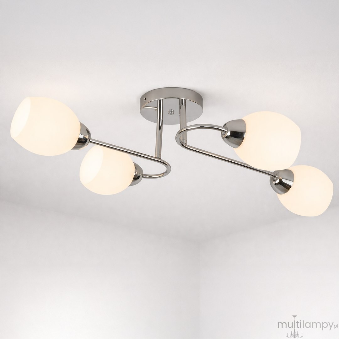 King lampa sufitowa 4xE27 chrom ML2756