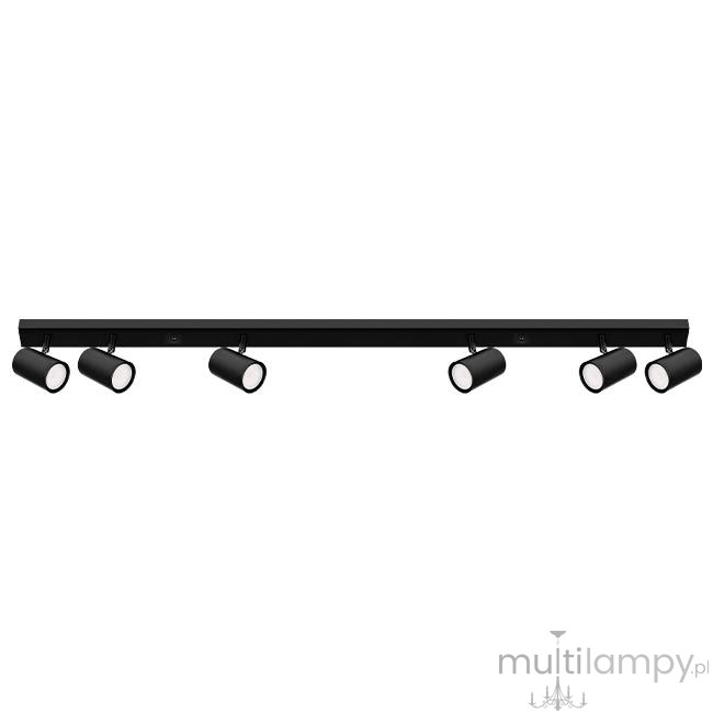 Richi lampa sufitowa spot 6xGU10 czarna