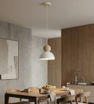 Kaki S lampa wisząca E27 biała 1677/1S