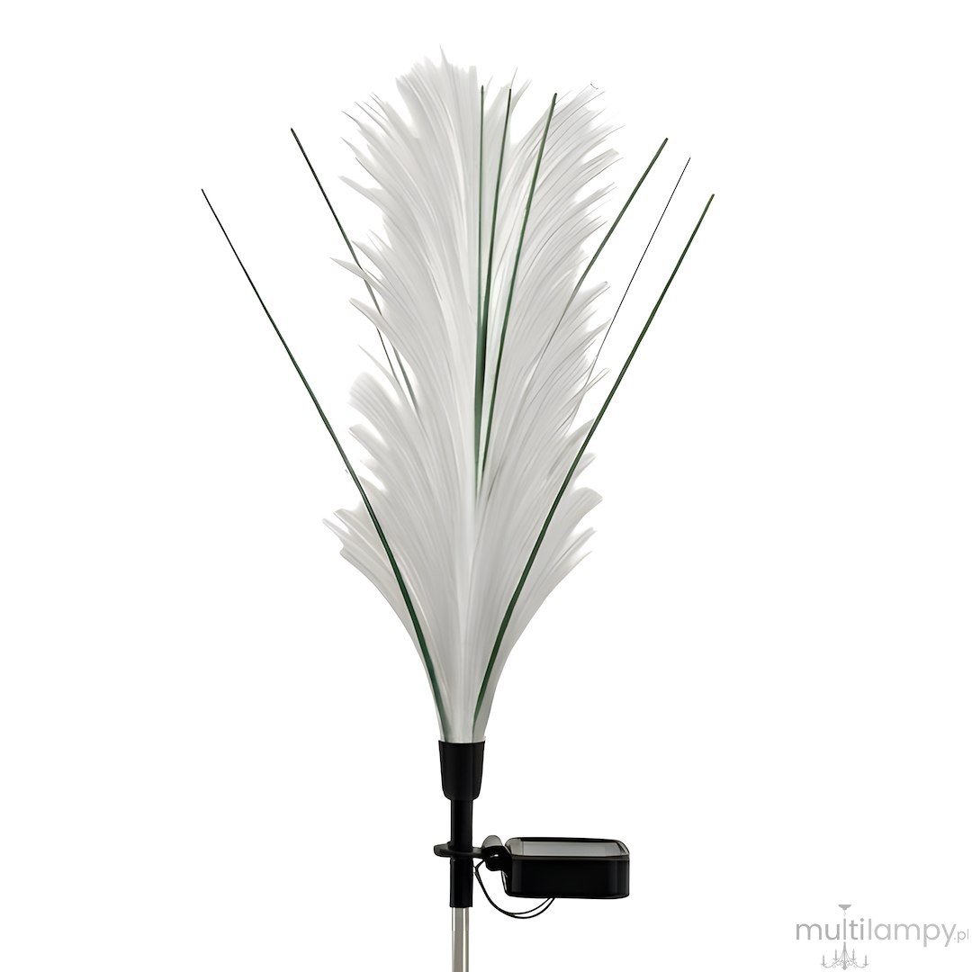 Fiber lampa solarna ogrodowa wbijana H80 LED EKO2498