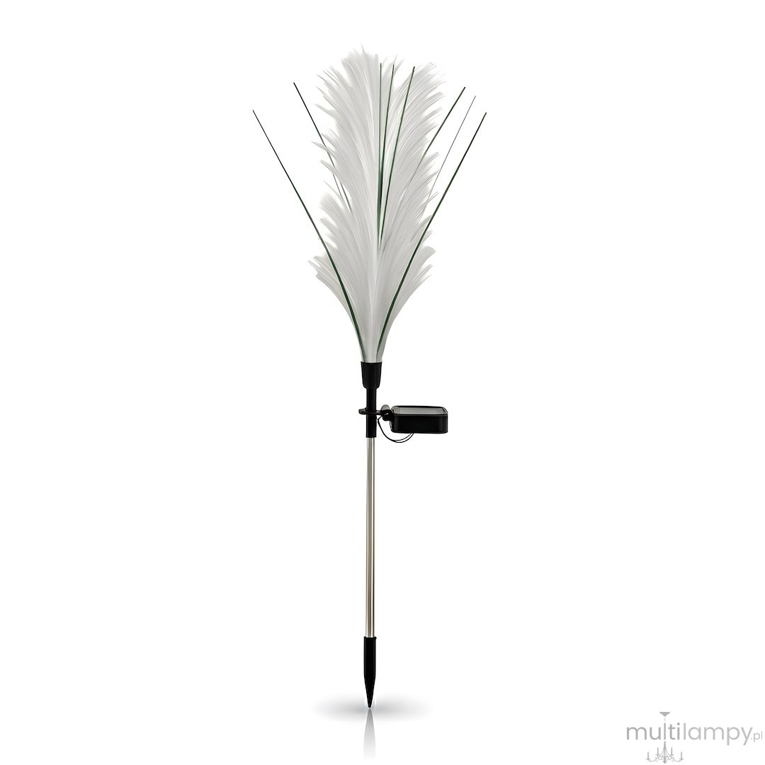 Fiber lampa solarna ogrodowa wbijana H80 LED EKO2498