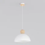 Kaki M lampa wisząca E27 biała 1677/1M