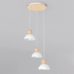 Kaki PREM lampa wisząca 3xE27 biała 1677/3PREM