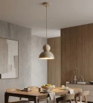 Kaki S lampa wisząca E27 mokka 1678/1S