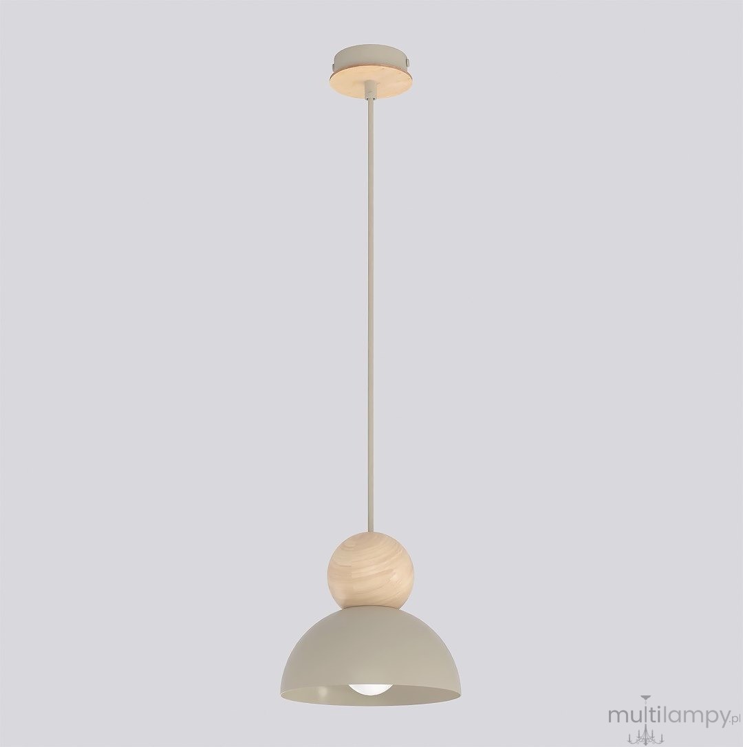 Kaki S lampa wisząca E27 mokka 1678/1S