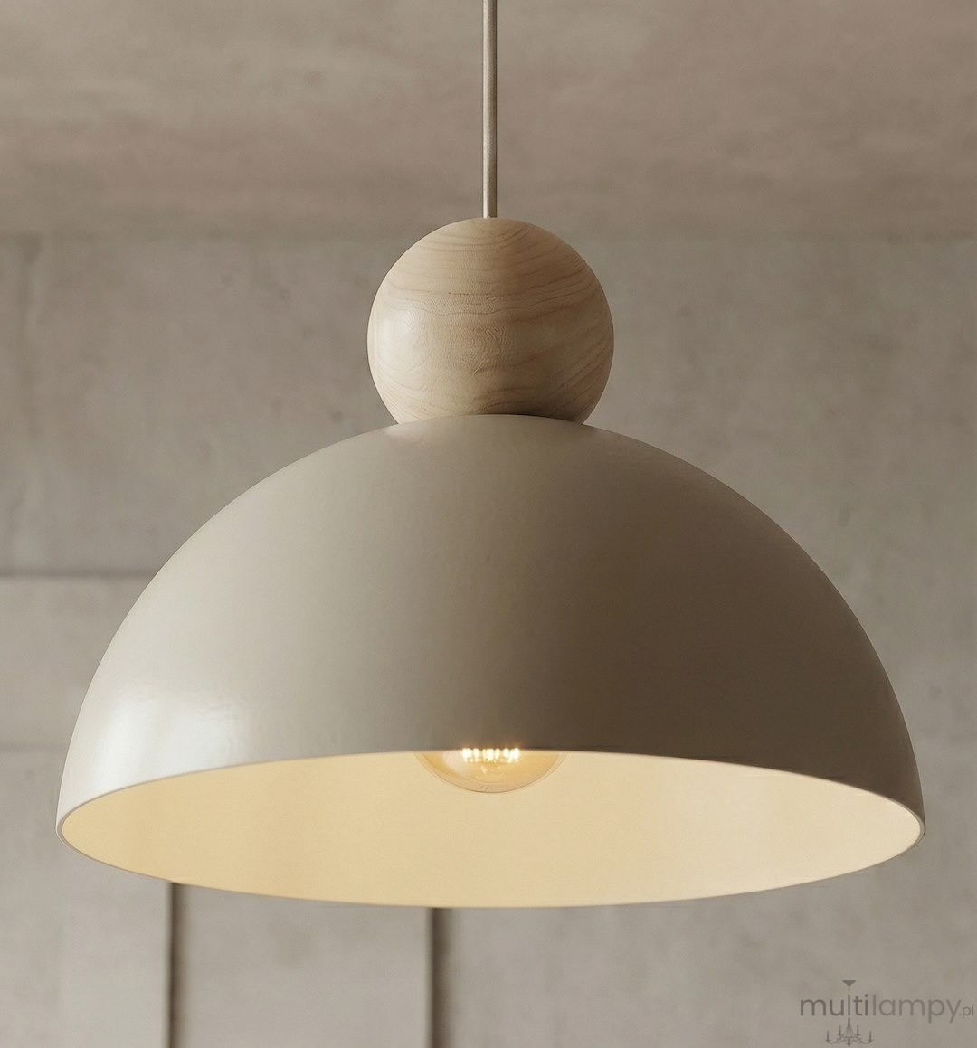 Kaki M lampa wisząca E27 mokka 1678/1M