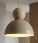 Kaki lampa wisząca 3xE27 mokka 1678/3