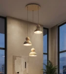 Kaki PREM lampa wisząca 3xE27 mokka 1678/3PREM