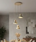 Kaki PREM lampa wisząca 3xE27 mokka 1678/3PREM