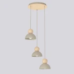 Kaki PREM lampa wisząca 3xE27 mokka 1678/3PREM