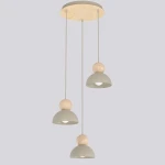 Kaki PREM lampa wisząca 3xE27 mokka 1678/3PREM