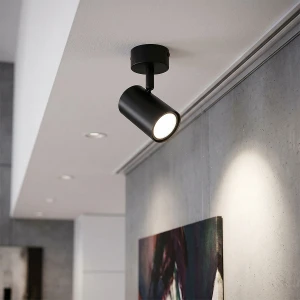 Richi lampa sufitowa spot GU10 czarna