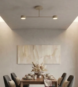 Halo lampa sufitowa 2xGX53 mokka 1680/2