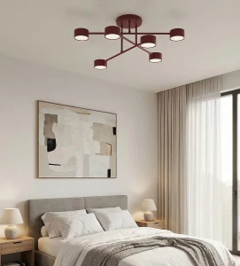 Halo lampa sufitowa 6xGX53 burgundy 1681/6