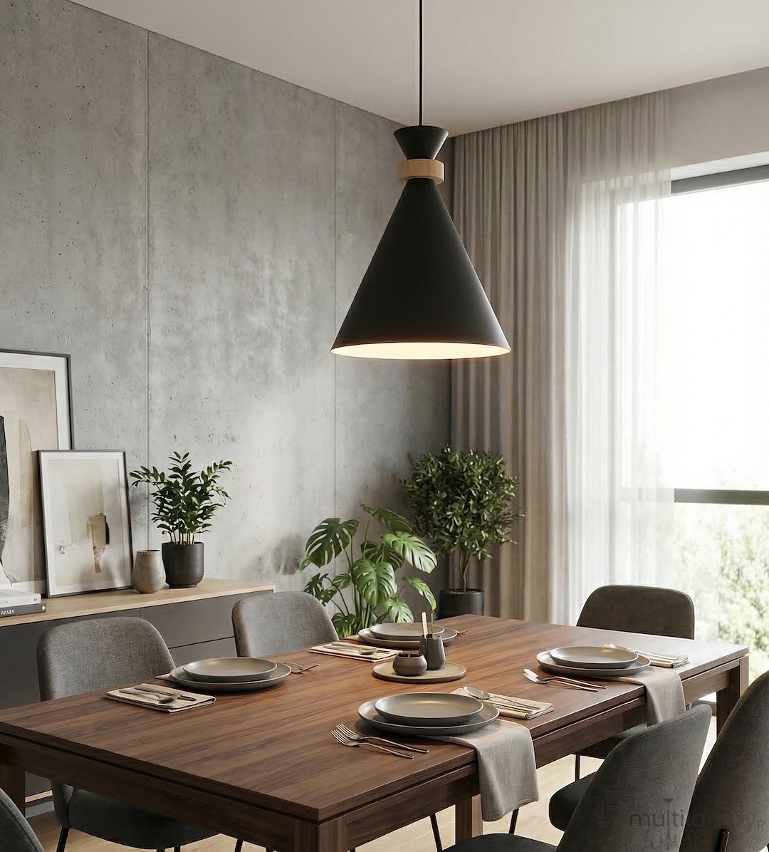 Zero lampa wisząca E27 czarna 1682/1