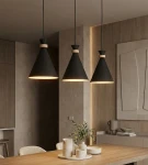 Zero lampa wisząca 3xE27 czarna 1682/3