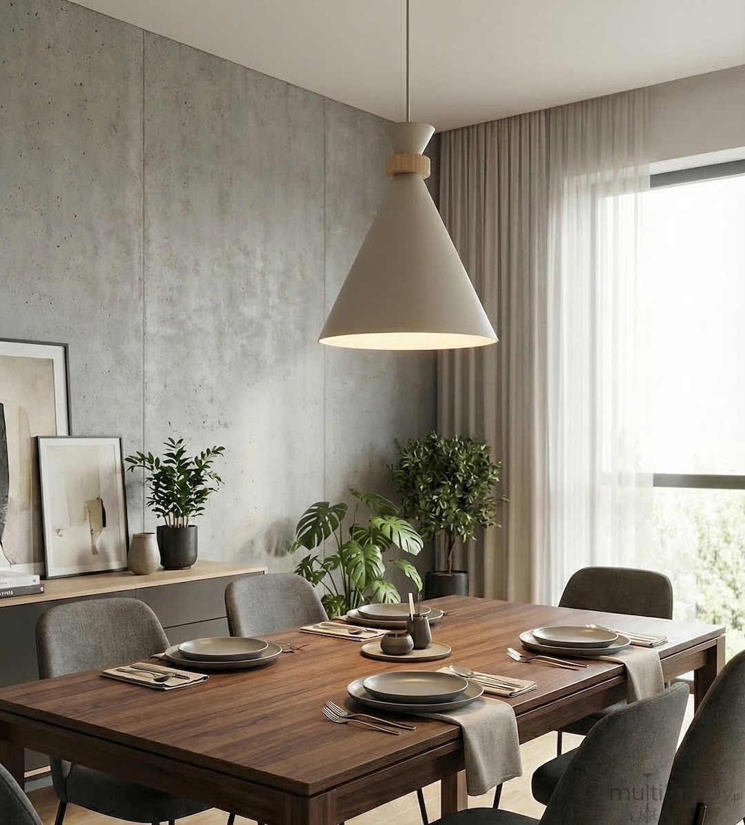 Zero lampa wisząca E27 mokka 1683/1