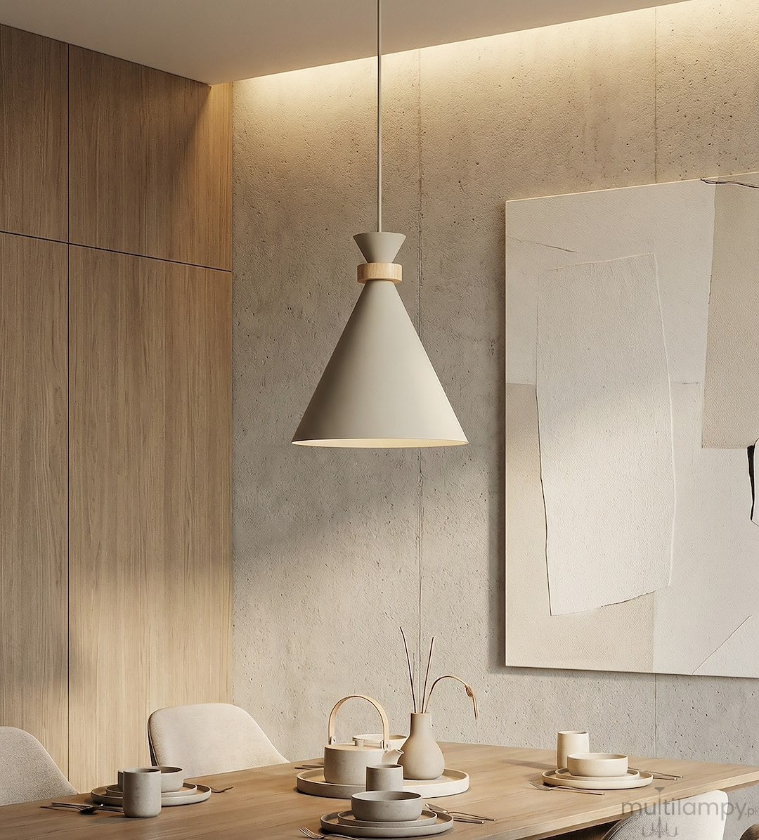 Zero lampa wisząca E27 mokka 1683/1