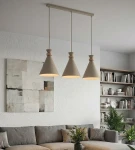 Zero lampa wisząca 3xE27 mokka 1683/3