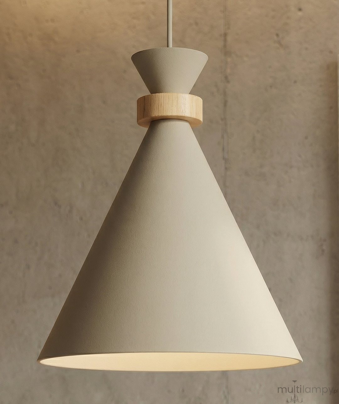 Zero lampa wisząca 3xE27 mokka 1683/3