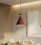 Zero lampa wisząca E27 burgundy 1684/1