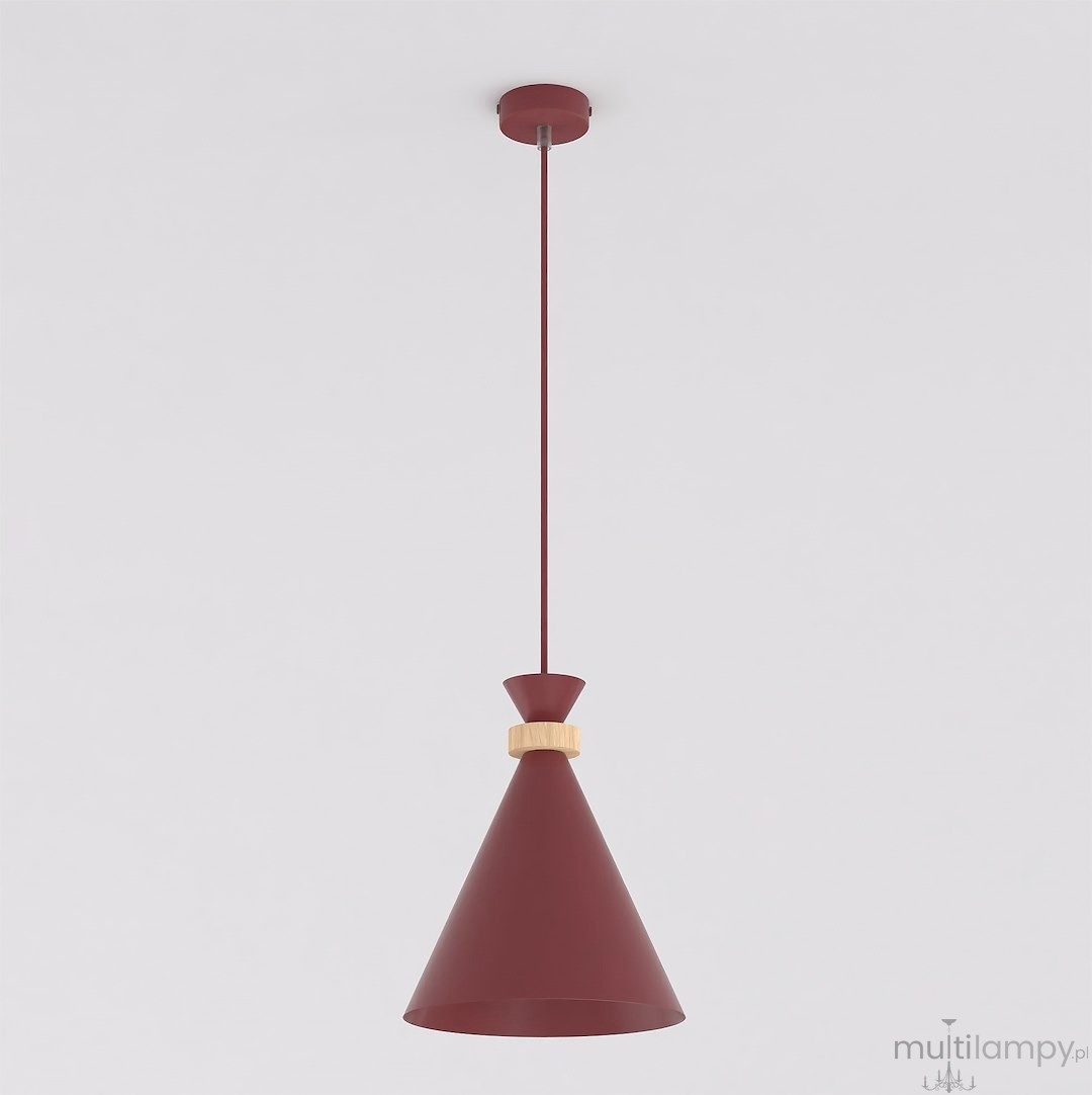 Zero lampa wisząca E27 burgundy 1684/1