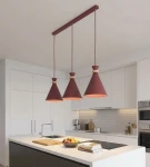 Zero lampa wisząca 3xE27 burgundy 1684/3
