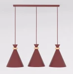 Zero lampa wisząca 3xE27 burgundy 1684/3