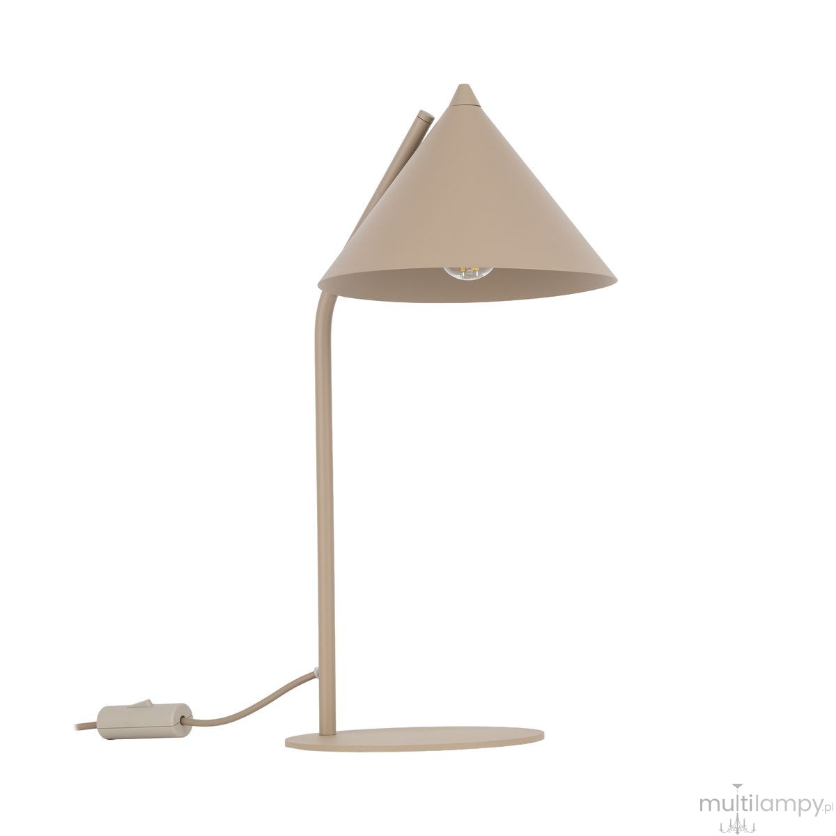 Cono lampka stołowa 1xE27 beżowa 16210