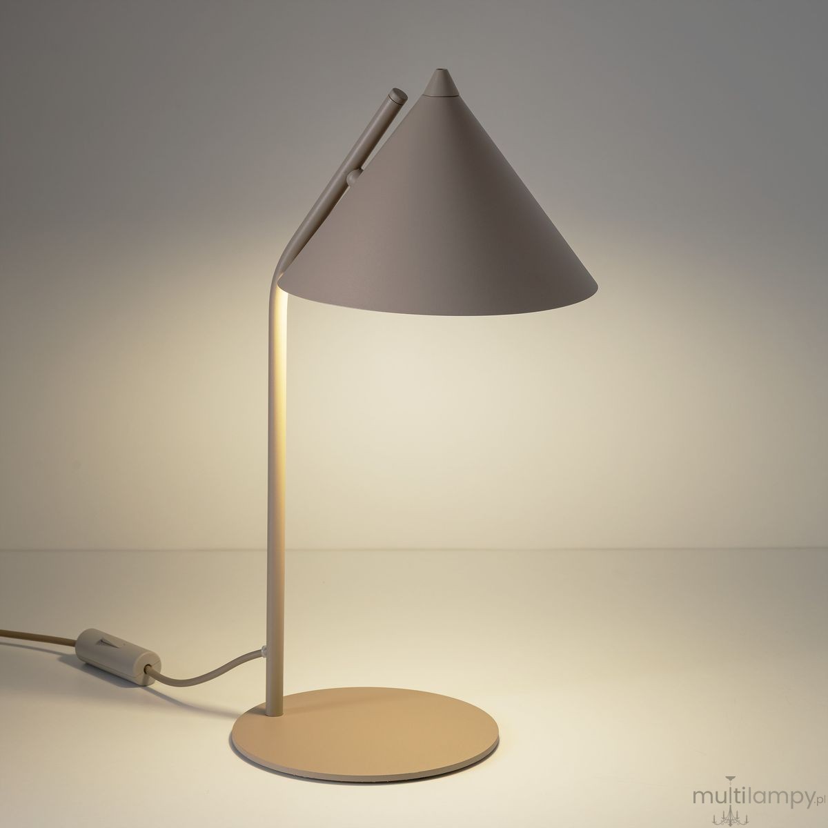 Cono lampka stołowa 1xE27 beżowa 16210
