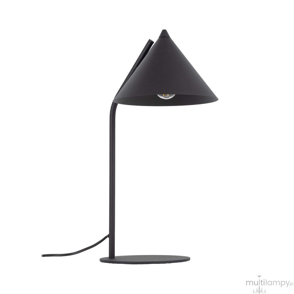 Cono lampka stołowa 1xE27 czarna 16009
