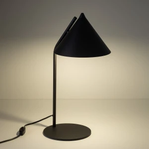 Cono lampka stołowa 1xE27 czarna 16009