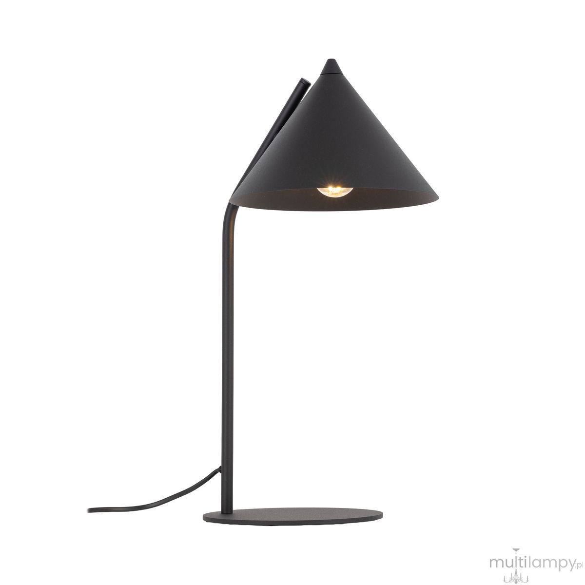 Cono lampka stołowa 1xE27 czarna 16009
