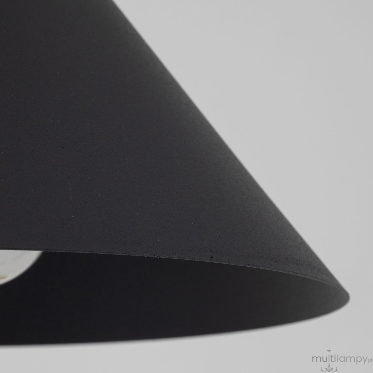 Cono D21 lampa wisząca 1xE27 czarna 10058