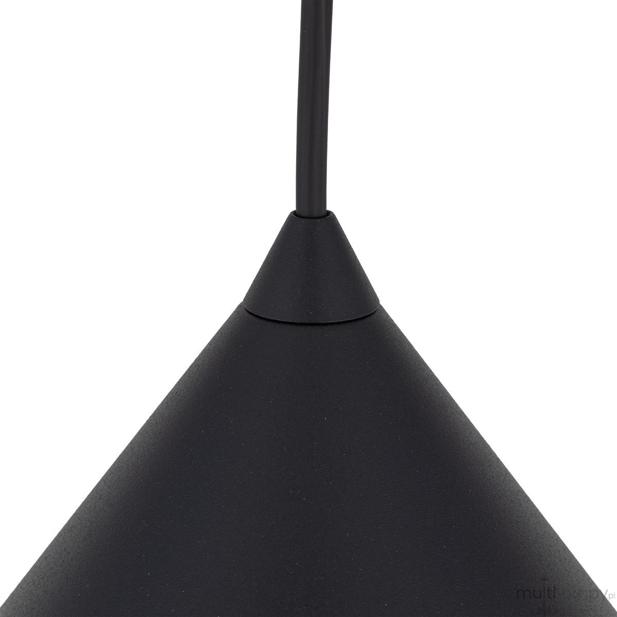 Cono D21 lampa wisząca 1xE27 czarna 10058