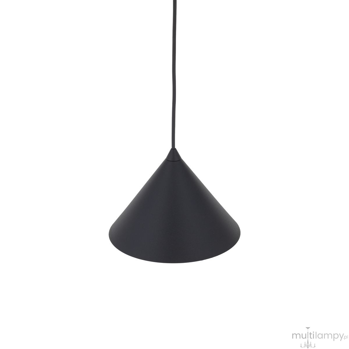 Cono D21 lampa wisząca 1xE27 czarna 10058