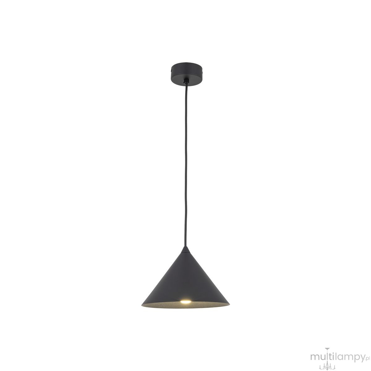 Cono D21 lampa wisząca 1xE27 czarna 10058