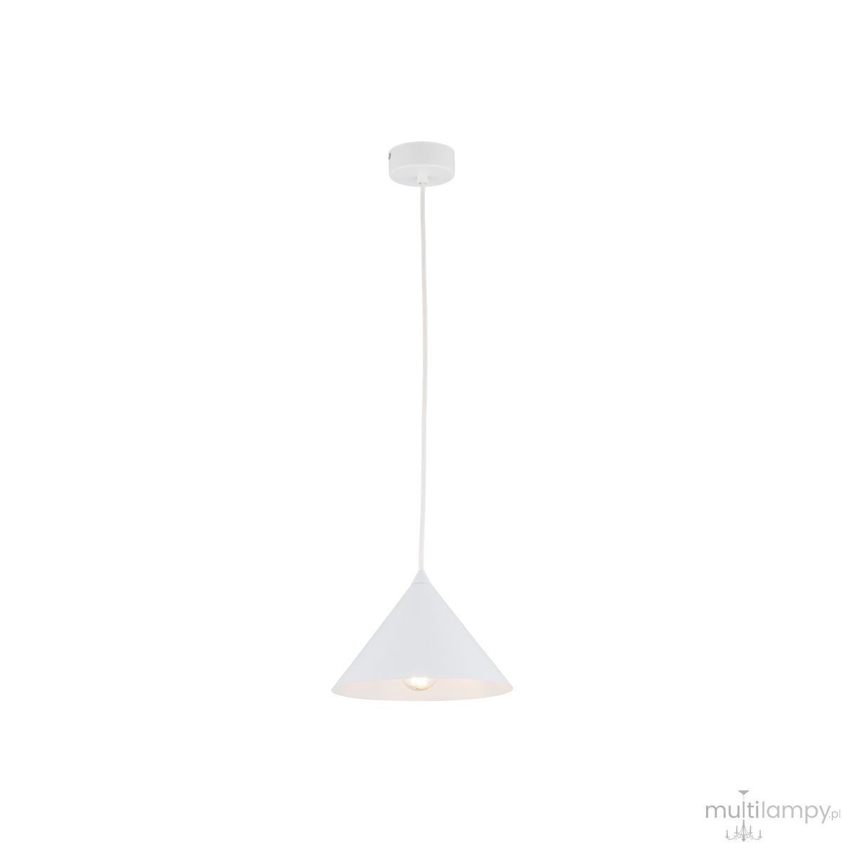 Cono D21 lampa wisząca 1xE27 biała 10007