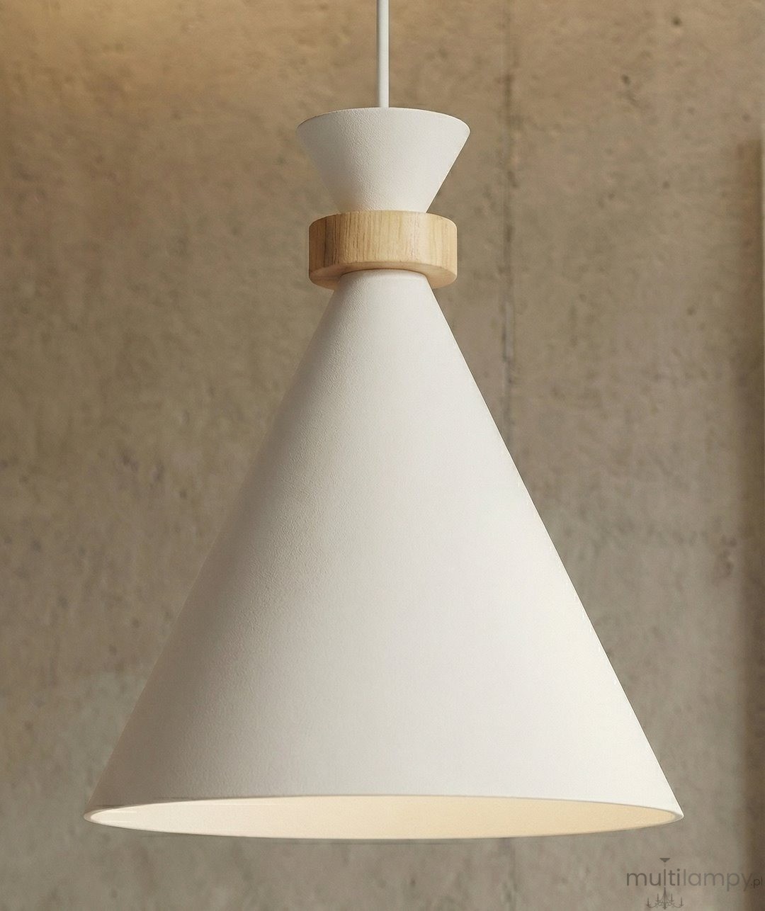 Zero lampa wisząca 3xE27 biała 1679/3