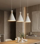 Zero lampa wisząca 3xE27 biała 1679/3