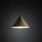 Cono D21 lampa wisząca 1xE27 beżowa 10619