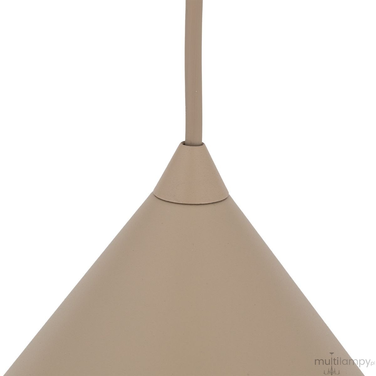 Cono D21 lampa wisząca 1xE27 beżowa 10619