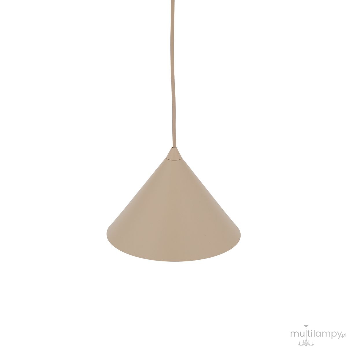Cono D21 lampa wisząca 1xE27 beżowa 10619