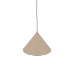 Cono D21 lampa wisząca 1xE27 beżowa 10619