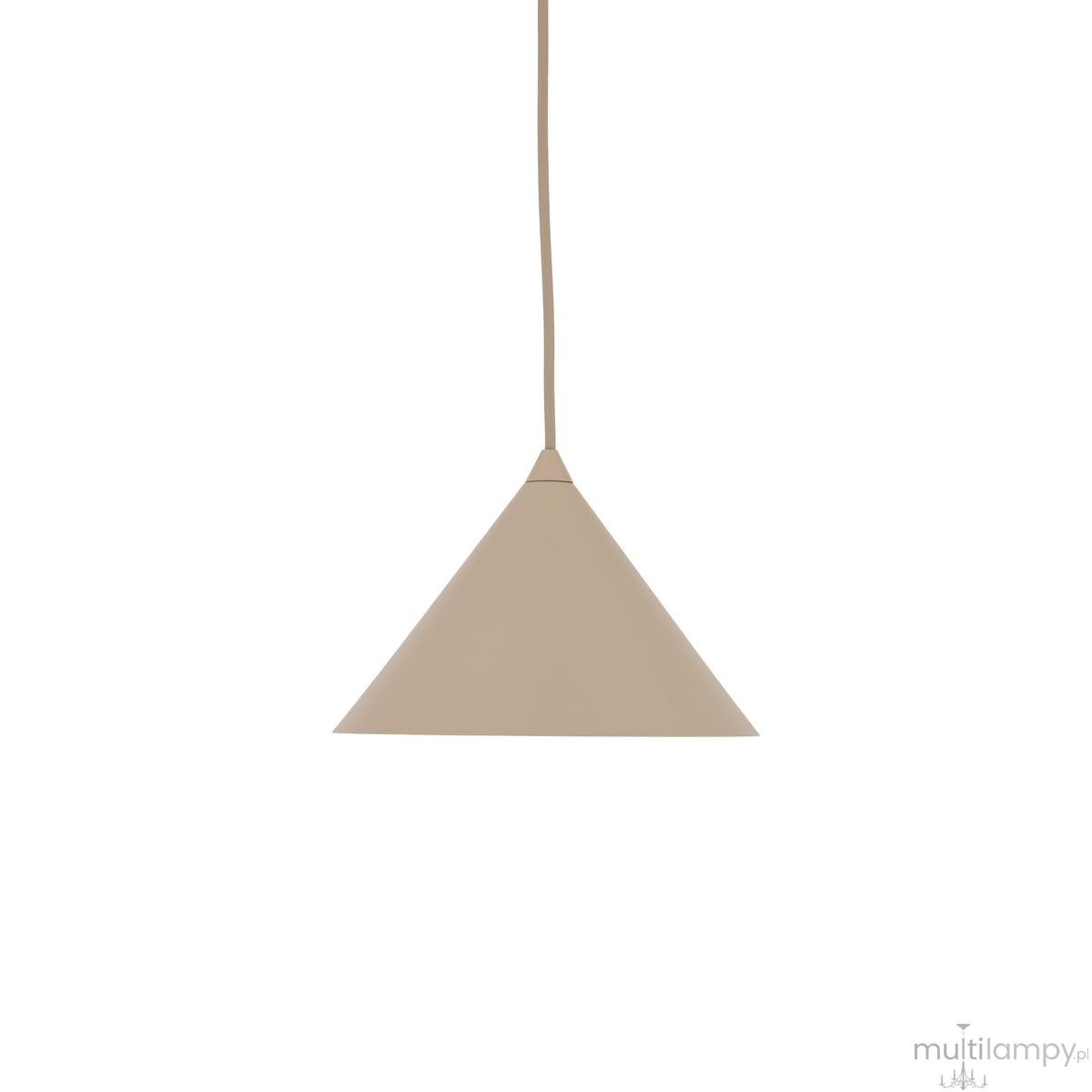 Cono D21 lampa wisząca 1xE27 beżowa 10619