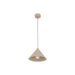 Cono D21 lampa wisząca 1xE27 beżowa 10619