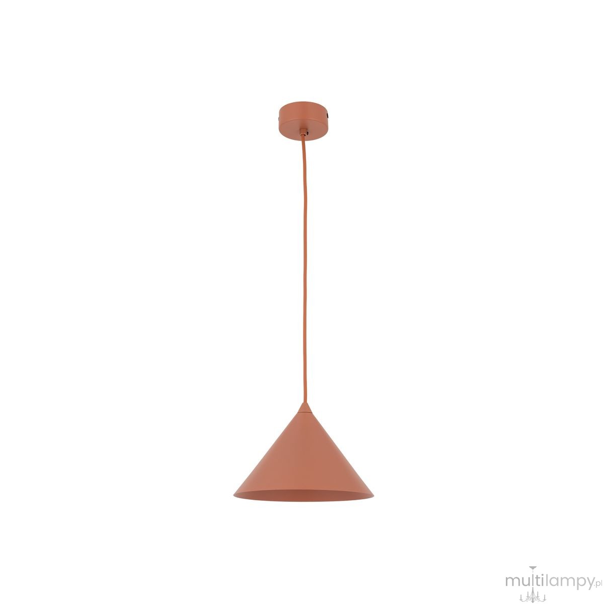 Cono D21 lampa wisząca 1xE27 ceglana 10076