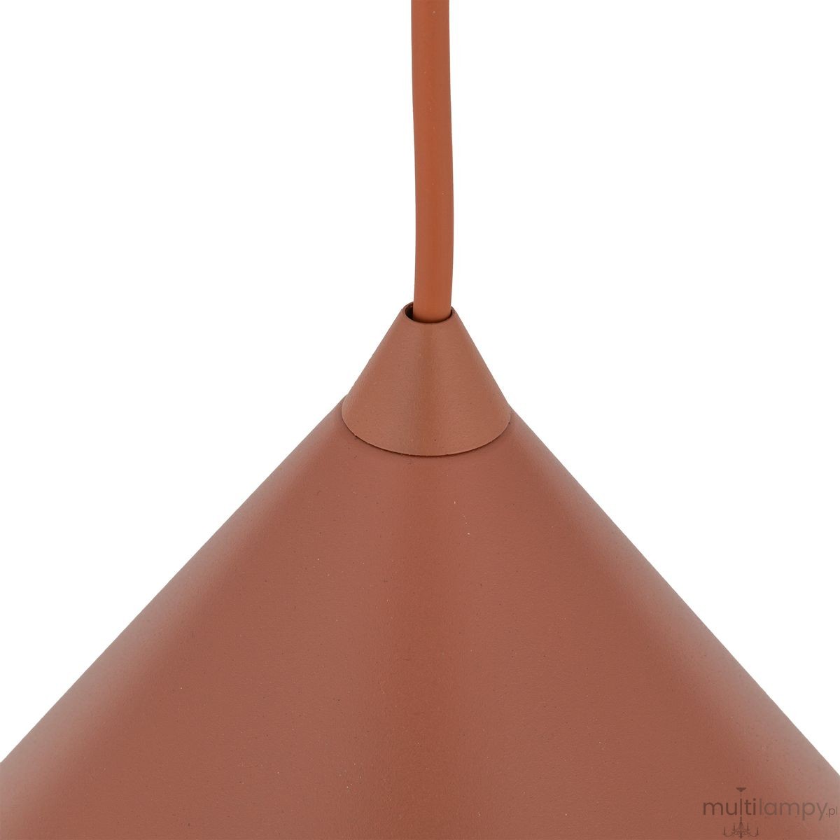 Cono D21 lampa wisząca 1xE27 ceglana 10076